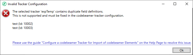 invalid Tracker
