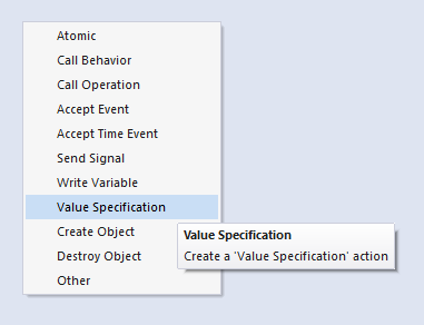Value Specification