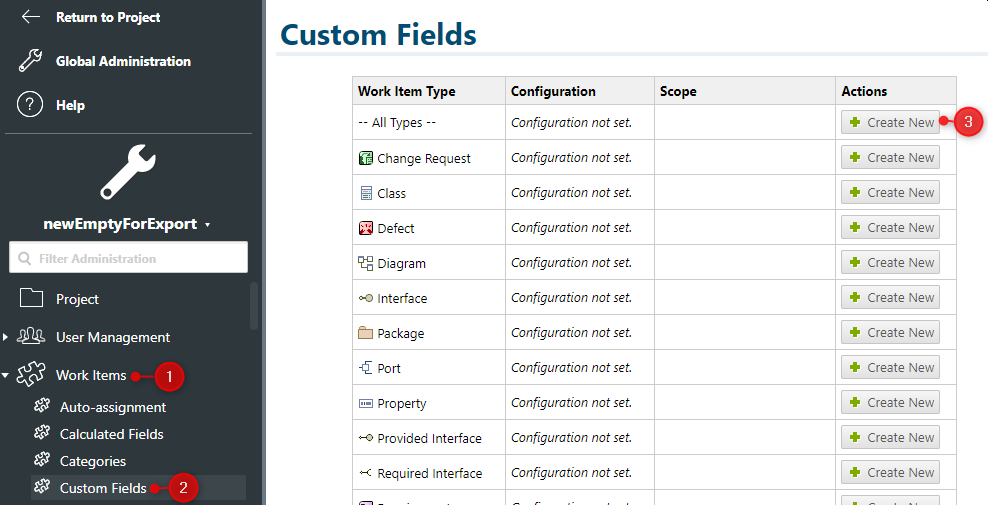 Add custom field step 1