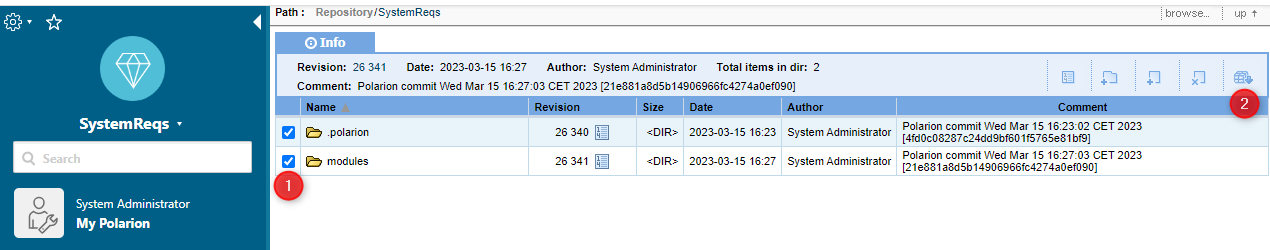 Download project data