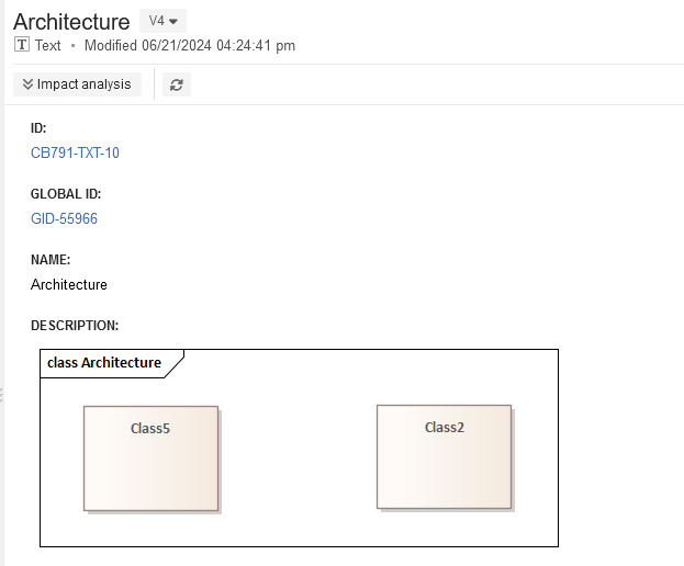 Exported Diagram in Jama Connect