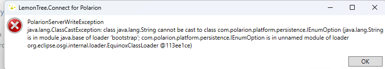 classcastexception