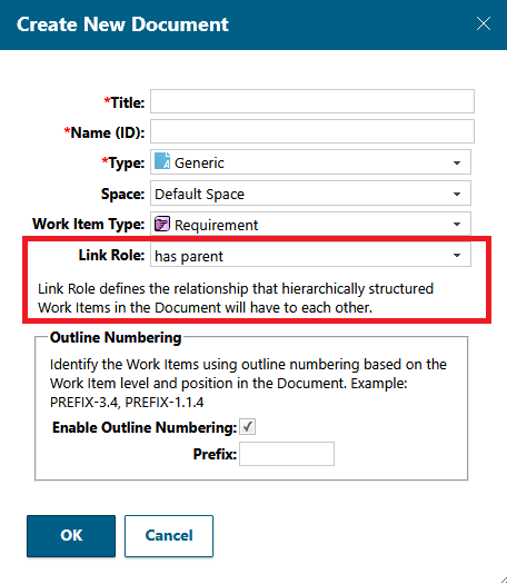 Document Link Role